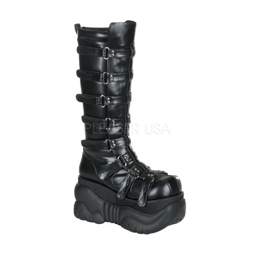 DEMONIA BOXER-200 4" P/F Blk Pu Boot Blk Pu