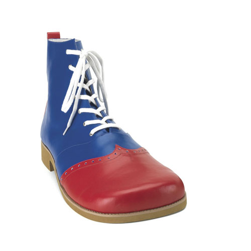 FUNTASMA CLOWN-01 Red-Blue Pu Clown Shoe Red-Blue Pu