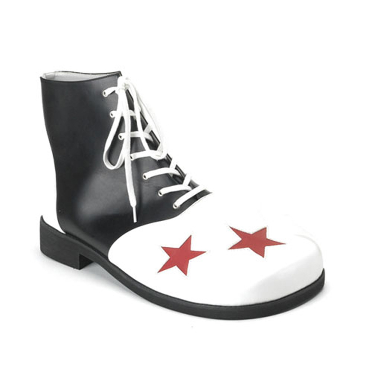 FUNTASMA CLOWN-02 Blk-Wht Pu W/Red Stars Clown Shoe Blk-Wht Pu