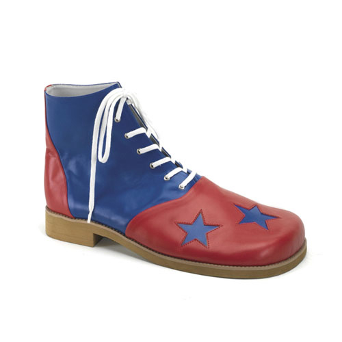 FUNTASMA CLOWN-02 Blue-Red Pu W/Blue Stars Clown Shoe Blue-Red Pu