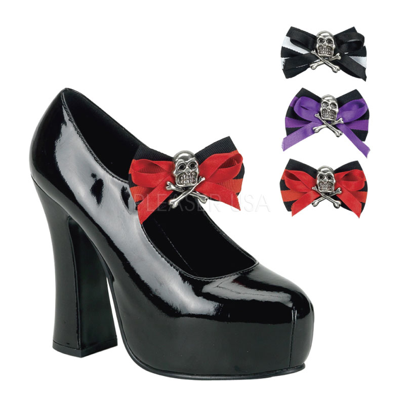 DEMONIA DEMON-21 Maryjane W/Concealed P/F And Interchangeable Clip Blk Pat