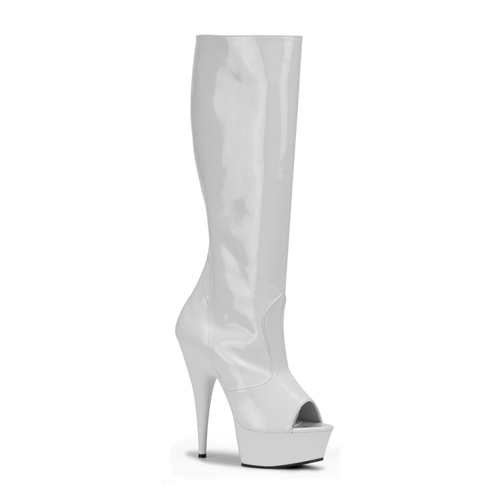 PLEASER DELIGHT-2012 Delight-2012 Wht Pat/Wht