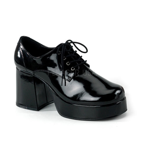 FUNTASMA JAZZ-02 MEN BLACK PAT DISCO SHOES Blk Pat
