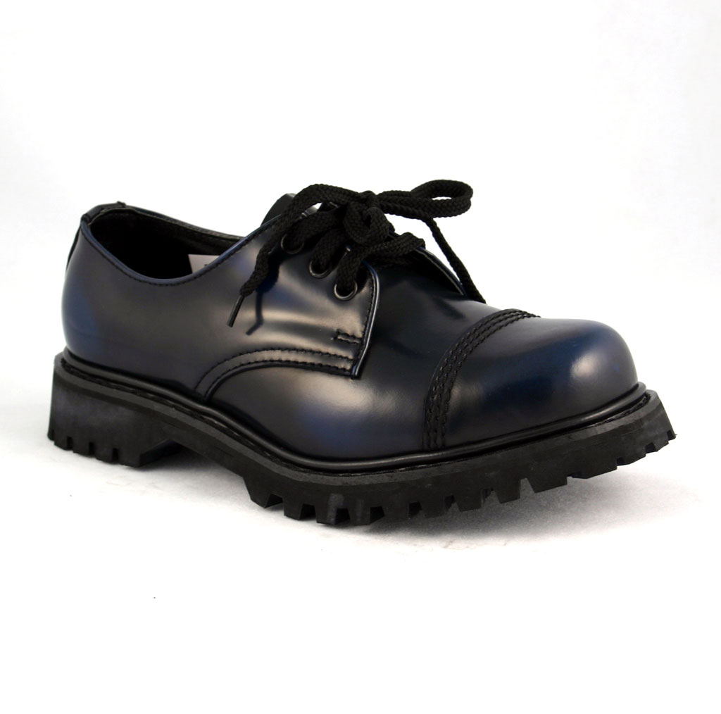 CLEARANCE ROCKY-03 *STELL-TOE SHOE Blue Rub-Off Leather