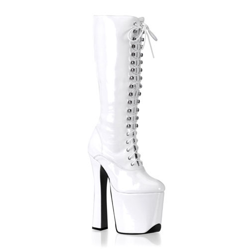 CLEARANCE XTC-2020 *7 1/2" PF Knee BT,Side Zip Wht