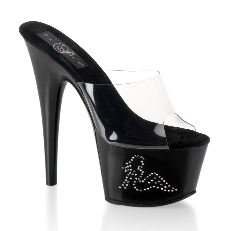 CLEARANCE ADORE-701RE-5 *7" PF Slide W/RS-Embedded Truck Girl Clr/Blk-Truck Girl