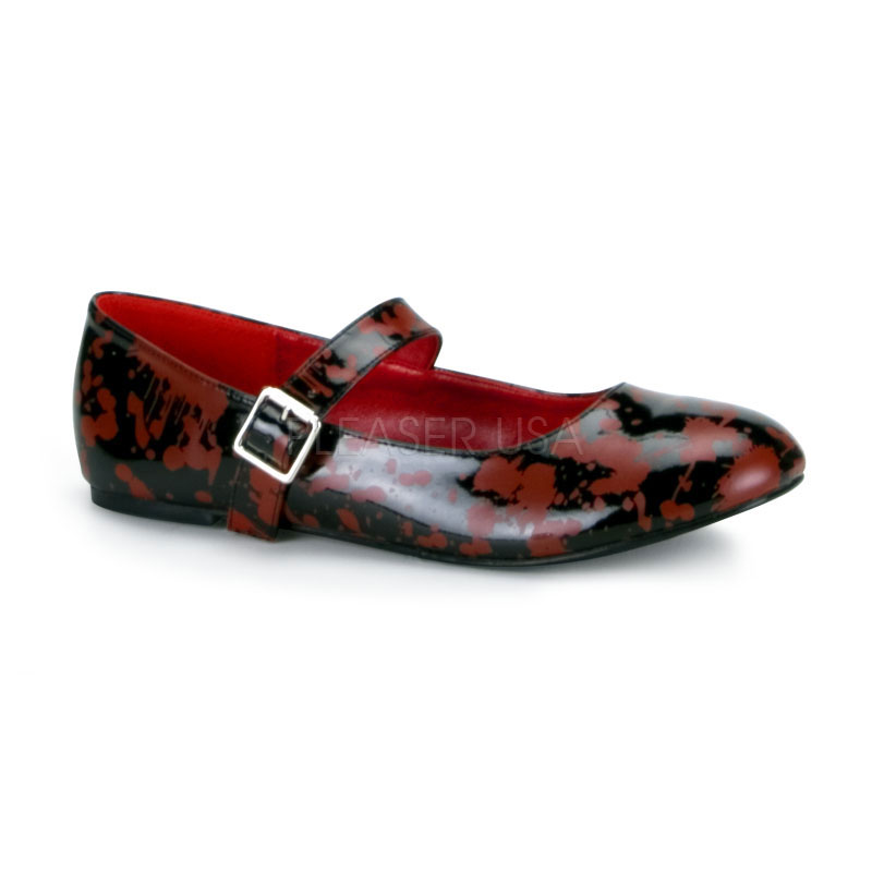 CLEARANCE BLOODY-16 *BLOODY-16 Blk Pat-Red