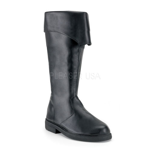 FUNTASMA CAPTAIN-105 BLK PU PIRATE BOOT Blk Pu