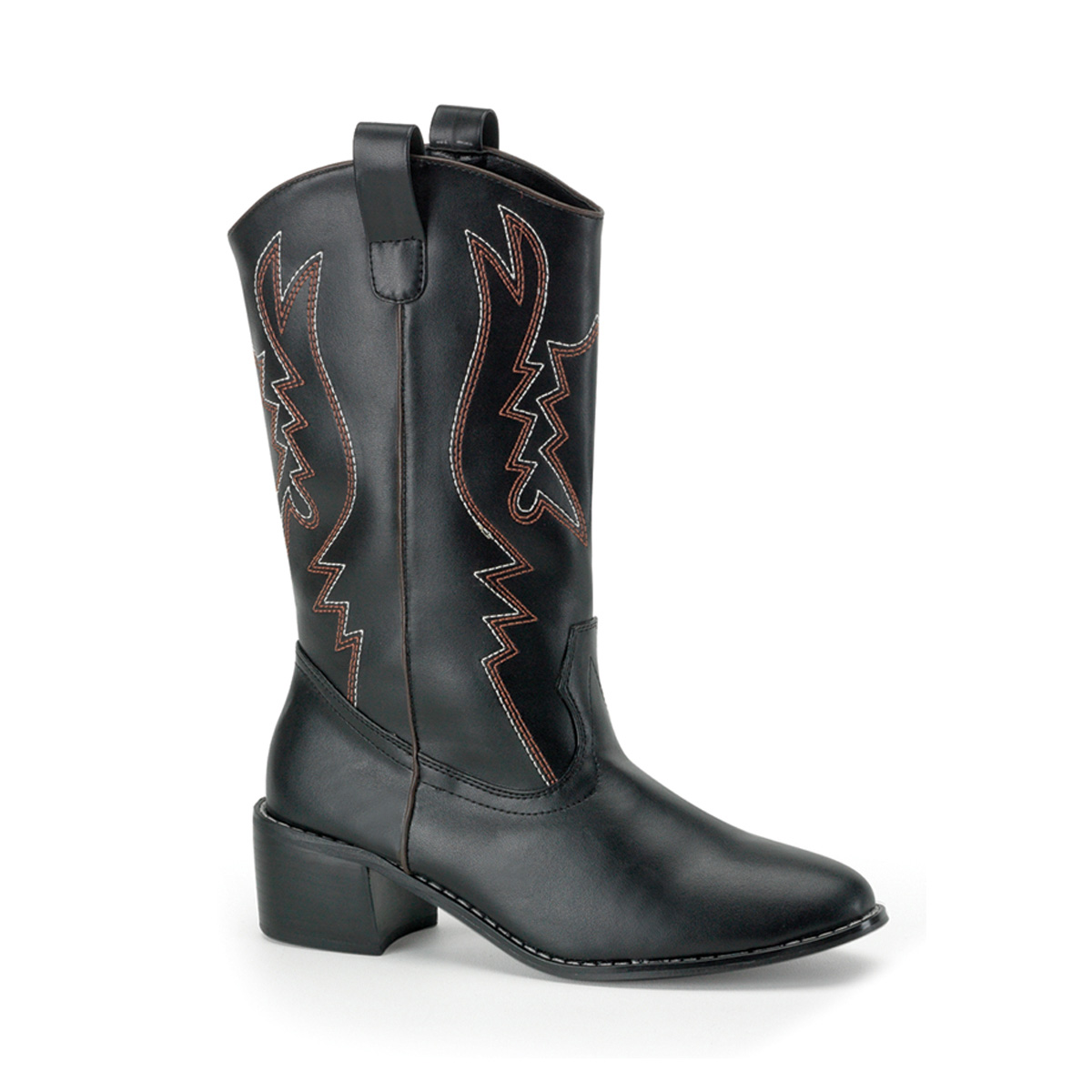 FUNTASMA COWBOY-100 Men's Cowboy Boots Blk Pu