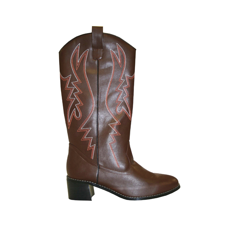 CLEARANCE COWBOY-120 *Women's Cowboy Boots Brown Pu