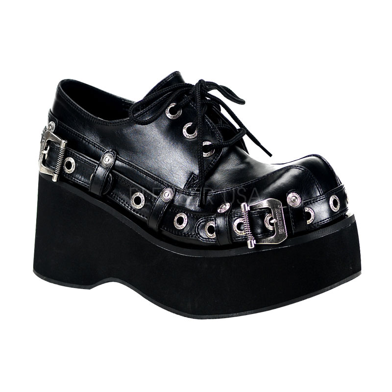 DEMONIA DANK-151 3 1/4" P/F Blk Pu Shoe Blk Pu
