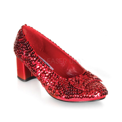 FUNTASMA DOROTHY-01 WOMEN'S RED SEQUINS DOROTHY SHOES Red Sequins
