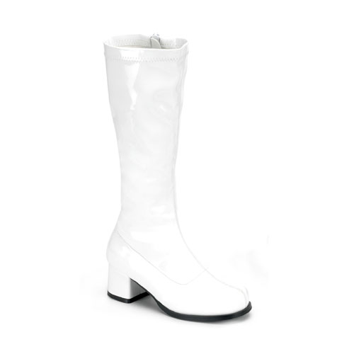 FUNTASMA GOGO-100 Child GOGO Boot (Girls) Wht Str Pat