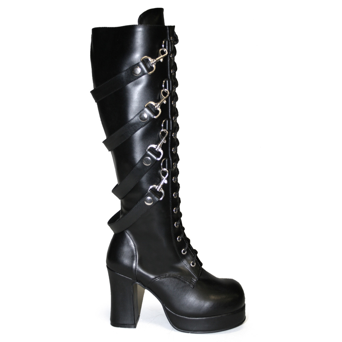 DEMONIA GOTHIKA-209 3 3/4" Heel Blk Pu