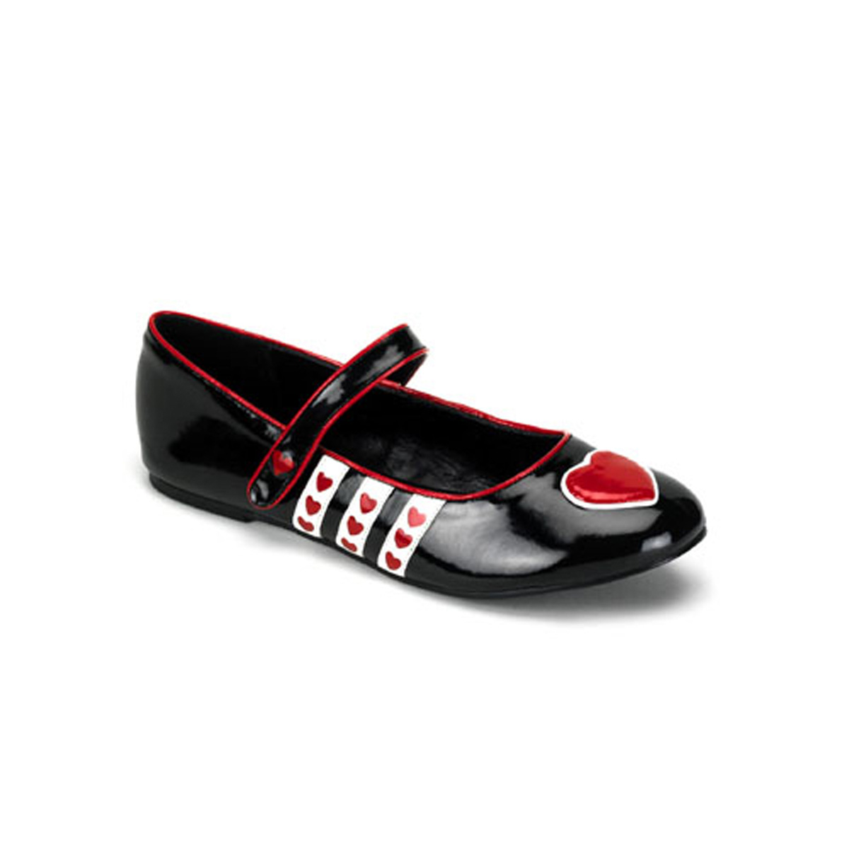 CLEARANCE HEARTS-16 *HEARTS-16 Blk Pat
