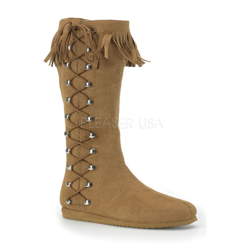 FUNTASMA INDIAN-100 Indian Flat Boot Tan Microfiber