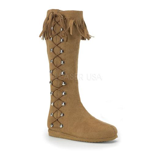 FUNTASMA INDIAN-120 Indian Flat Boot Tan Microfiber
