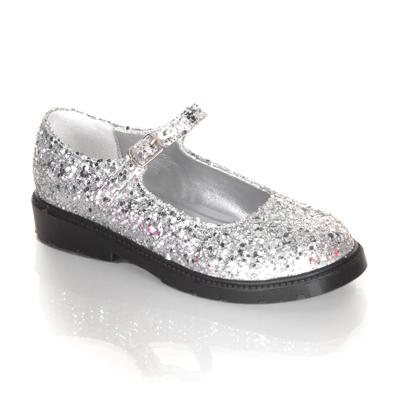 CLEARANCE MARYJANE-05G *Child Maryjane Slv Glitter