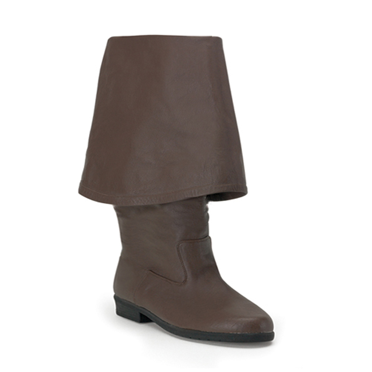 PLEASER MAVERICK-2045 Men's 1 1/2"Brown Pirate BT W/ 11" Bell Cuff Brown Leather (P)