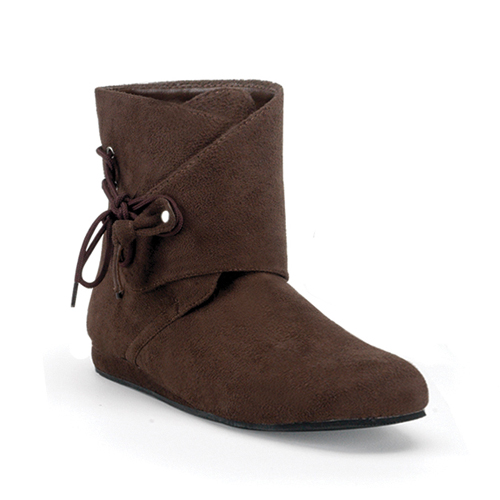 CLEARANCE RENAISSANCE-52 *WOMEN'S BROWN MICROFIBER RENAISSANCE SHOE Brown Microfiber