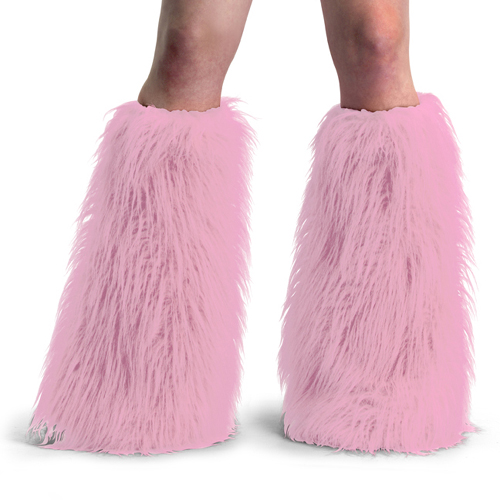 ACCESSORIES YETI-01 B.Pink Faux Fur Boot Sleeve/B. Pink Faux Fur