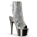 ADORE-1018DCS Fetisch Glitter & paljetter Peep-toe Stövlett Trender hösten 2016 Vegan