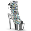 ADORE-1018HG Fetisch Glitter & paljetter Peep-toe Stövlett Vegan