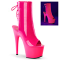 ADORE-1018UV Fetisch Peep-toe Stövlett UV-reaktiva