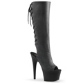 ADORE-2018 Fetisch Knähöga stövlar Peep-toe