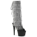 ADORE-2024RSF Fetisch Fransar Glitter & paljetter Knähöga stövlar Peep-toe