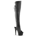 ADORE-3019 Fetisch Lårhöga stövlar Peep-toe