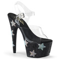 ADORE-708STAR Fetisch Glitter & paljetter Sandalett