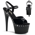 ADORE-709LS Fetisch Glitter & paljetter Sandalett