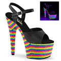 ADORE-709RBS Fetisch Sandalett UV-reaktiva