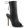 AMUSE-1018 Peep-toe Stilettklack Stövlett