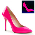 AMUSE-20 Pumps Stilettklack UV-reaktiva Vegan