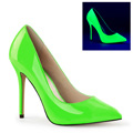 AMUSE-20 Pumps Stilettklack UV-reaktiva Vegan
