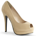 BELLA-12 Peep-toe Pumps Vegan