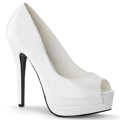 BELLA-12 Bröllop Peep-toe Pumps Vegan