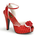 BETTIE-06 Jul & högtider Klassisk elegans Peep-toe Sandalett Vegan