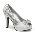 BETTIE-10 Glitter & paljetter Peep-toe Pumps Sagor & fantasy Vegan