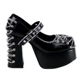 CHARADE-25 Bred klack Mary Jane Vegan