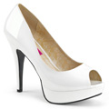 CHLOE-01 Bröllop Klassisk elegans Peep-toe Pumps Vegan