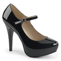 CHLOE-02 Klassisk elegans Mary Jane Pumps Vegan