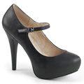 CHLOE-02 Klassisk elegans Mary Jane Pumps Vegan