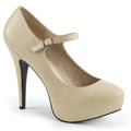 CHLOE-02 Klassisk elegans Mary Jane Pumps Vegan