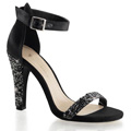 CLEARLY-436 Glitter & paljetter Sandalett Vegan