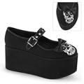 CLICK-02-3 Gothic Halloween Mary Jane Vegan