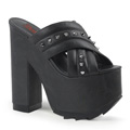 CRAMPS-09 Bred klack Gothic Halloween Sandal