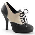 CUTIEPIE-14 Burlesk Gangster Gatsby Pumps Retro & vintage Skolett Vegan